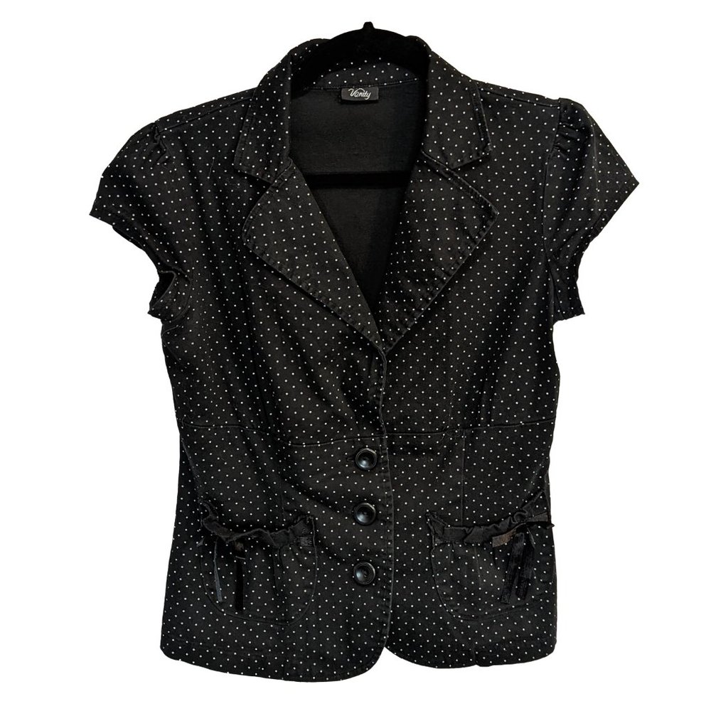 **SOLD** Rockabilly Top - Retro Pinup Button-up Blouse